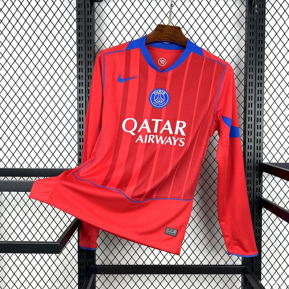 Camiseta de fútbol Paris Saint-Germain 2025/26 TERCERA MANGA LARGA VERSION FAN